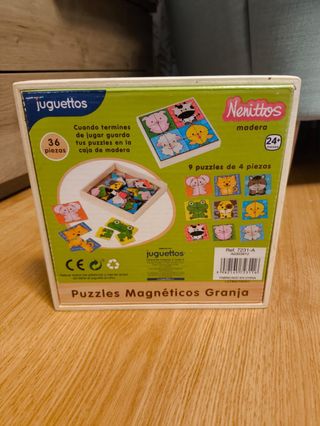 Puzzles Magnéticos Juguettos Granja 36 Piezas