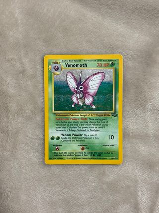 Carta Pokémon Venomoth Holo 1999 Jungle Set
