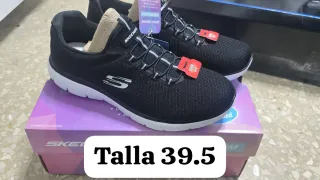 Skechers Talla 39.5 Negro
