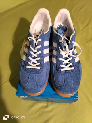 Adidas Gazelle Indoor Blu Scamosciate