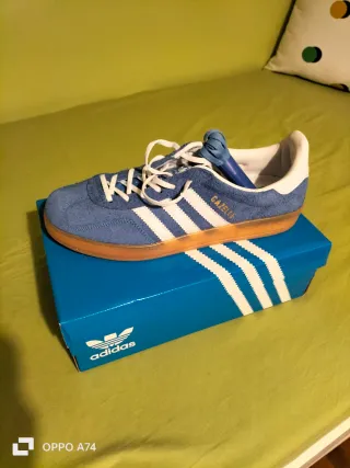Adidas Gazelle Indoor Blu Scamosciate