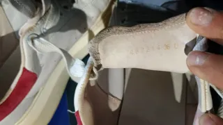 Scarpe Alexander McQueen bianche e rosse