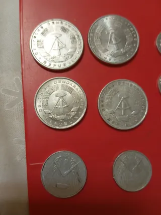 Monedas Alemanas Deutsche Mark y Pfennig