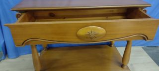 Consola de madera maciza estilo clásico