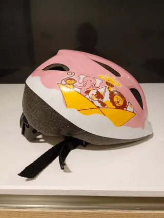 Casco bici niña rosa Decathlon Talla XS