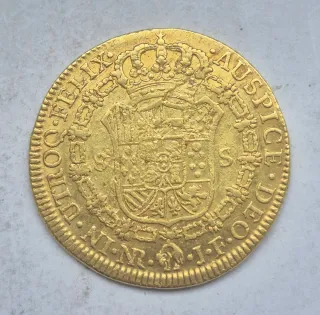 8 Escudos Oro Carlos IV 1815 Nuevo Reino