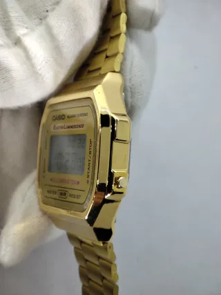 Reloj Casio A168 Dorado