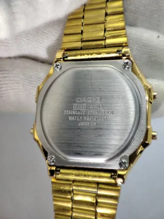 Reloj Casio A168 Dorado
