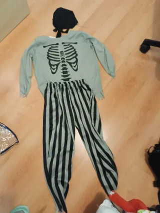 Disfraz Esqueleto Talla 7-10