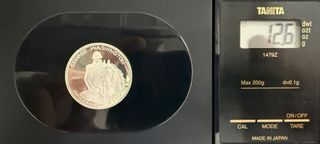 Half dollar plata conmemo. George Washington 1982.