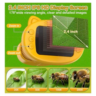 Microscopio Digital Portátil GlobalCrown 200x