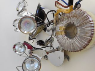 Set di 5 Faretti Fontana Arte con Trasformatore