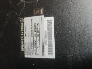 Altavoz LG Plata y Negro