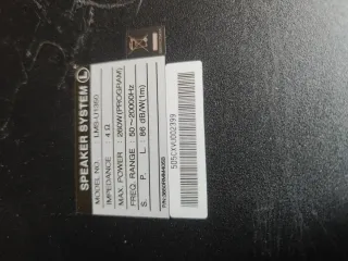 Altavoz LG Plata y Negro