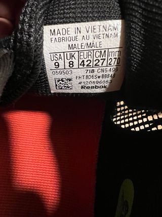 Zapatillas Reebok Crossfit Talla 42