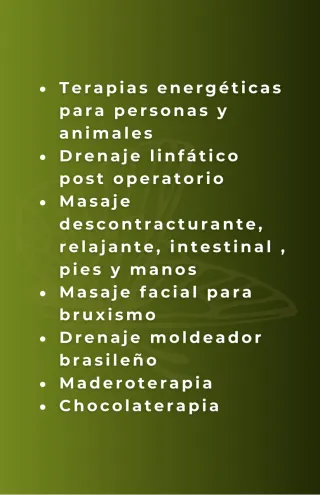 Masaje relajante y descontracturante