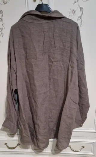 Camicia donna marrone