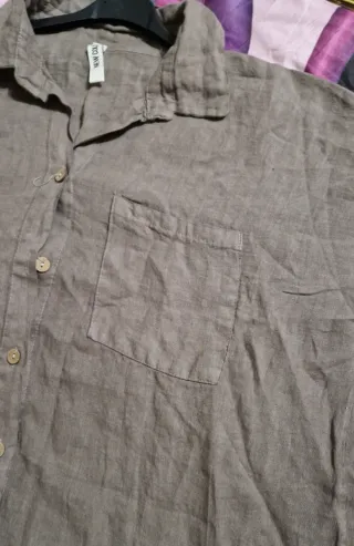 Camicia donna marrone