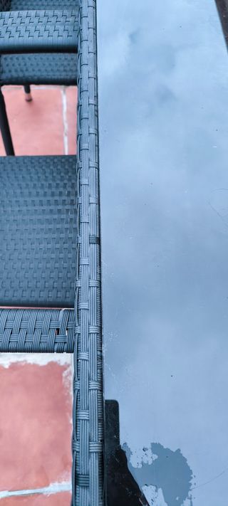 Conjunto de Mesa y Sillas Exterior Terraza/ Jardín