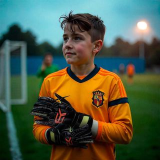 Guanti da Portiere Calcio Bambino EK