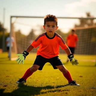 Guanti da Portiere Calcio Bambino EK