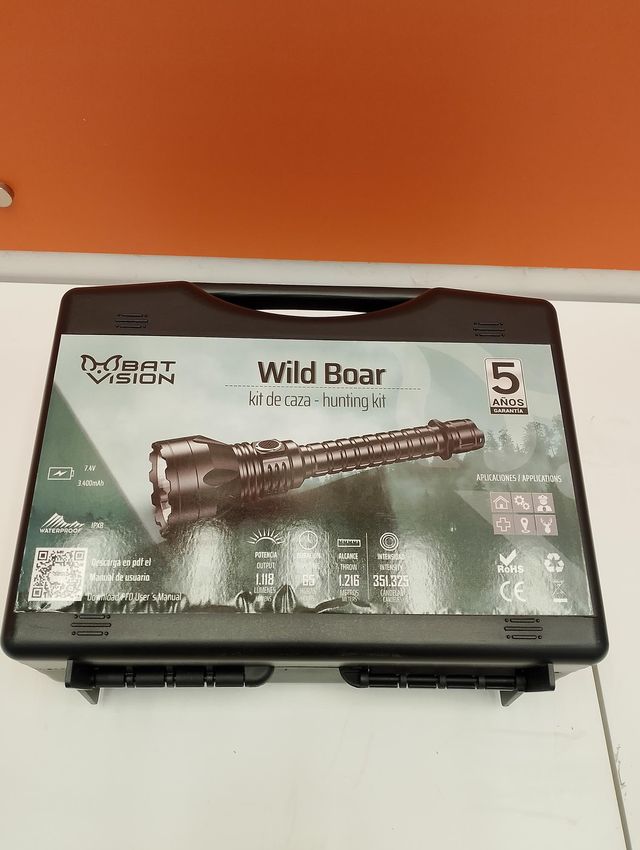 LINTERNA BAT VISION WILD BOAR MALETIN