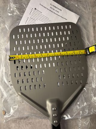 Pala Pizza Aluminio Perforada Mango