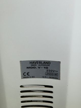 Radiadores de aceite Haverland (Leer Descripción)