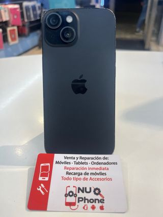 iPhone 15 NEGRO – 256 GB – GARANTÍA 6 MESES