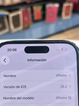 iPhone 15 NEGRO – 256 GB – GARANTÍA 6 MESES