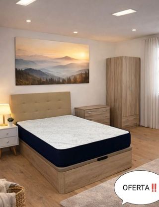 Canapé abatible blanco