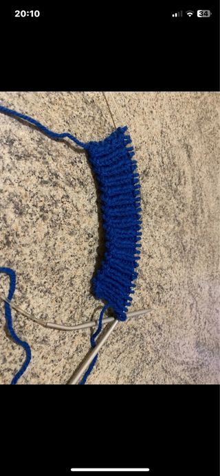 Guanti senza dita blu