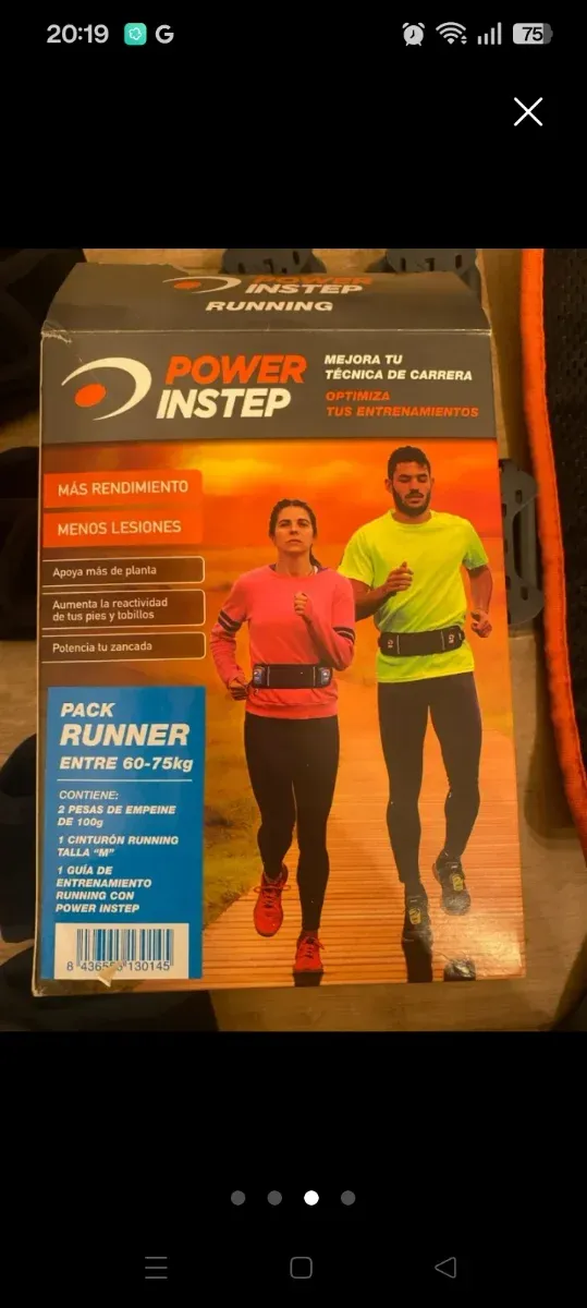 Power Instep Pesas Empeine y Cinturones