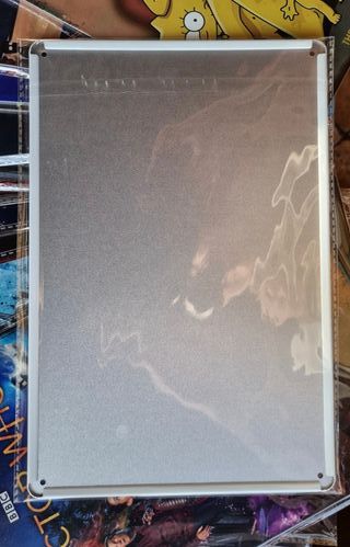 Cartel Metálico Vintage Alicia País Maravillas