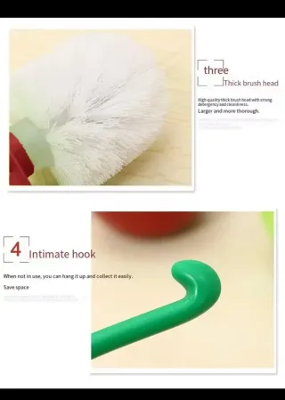 Escobilla Baño Cereza Roja