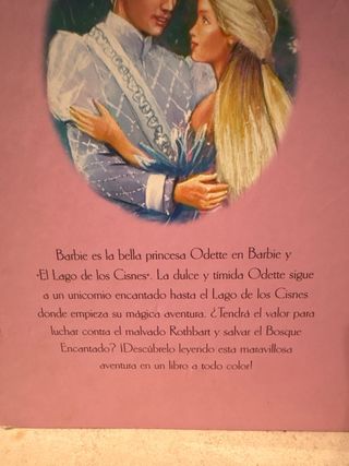Libro barbie en el lago de los cisnes