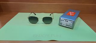 Ray-Ban Hexagonal Oro/Verde RB3548N 51-21 001/71