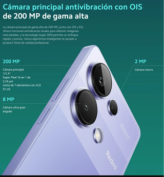 Xiaomi Redmi Note 13 Pro 256GB Morado 200MP