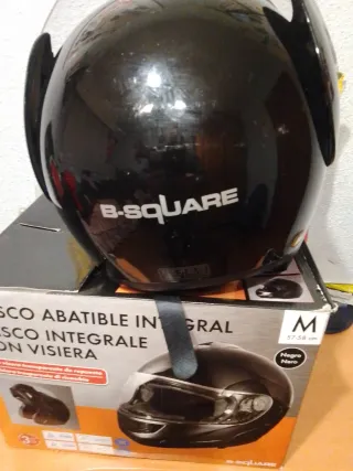 Casco Moto Integral Negro Talla M