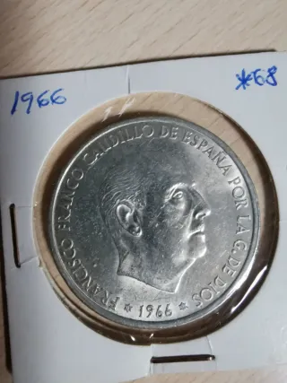 Moneda 100 Pesetas Plata Tío Paco