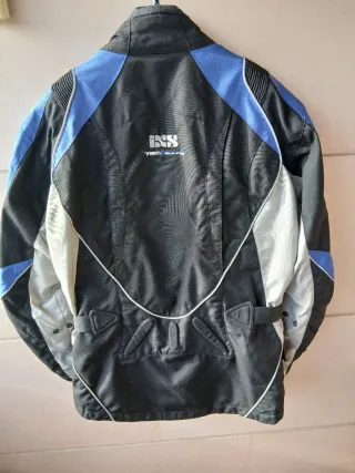 Chaqueta Moto IXS Talla XL Negra/Azul