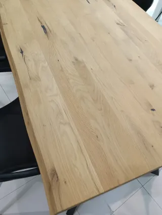 Mesa Comedor Industrial Roble 160cm