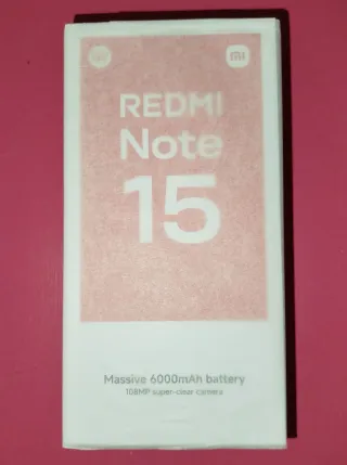 Xiaomi Redmi Note 15 8Gigasx128Gigas