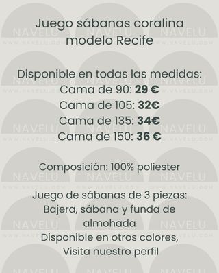 Juego Sábanas Coralina Malva todas las medidas