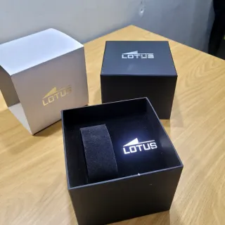 Cajas Reloj Lotus Negras
