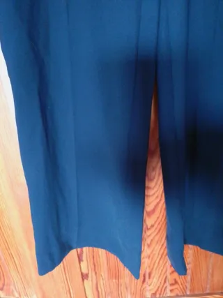Pantalón de traje azul marino Mango