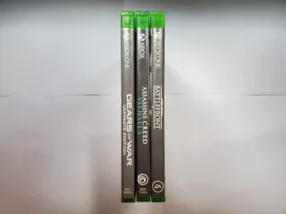 Lote 3 Juegos Xbox One: Gears, AC Valhalla, SW
