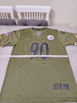Camiseta NFL Watt Steelers modelo militar talla S