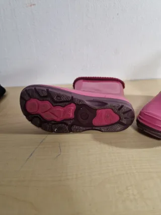 Botas de agua rosas talla 26