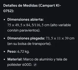 CamPart Travel KI-0752 Cocina de camping